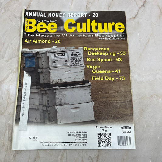2012 May Bee Culture Magazine Bees Beekeeping Honey M8
