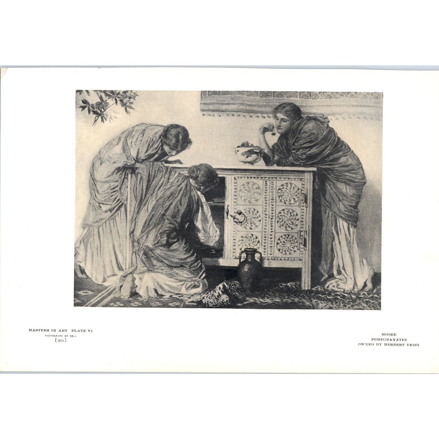 Pomegranates - Moore c1905 Art Print D12