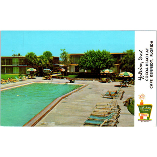 Holiday Inn Cocoa Beach Cape Kennedy Florida Vintage Postcard PE4