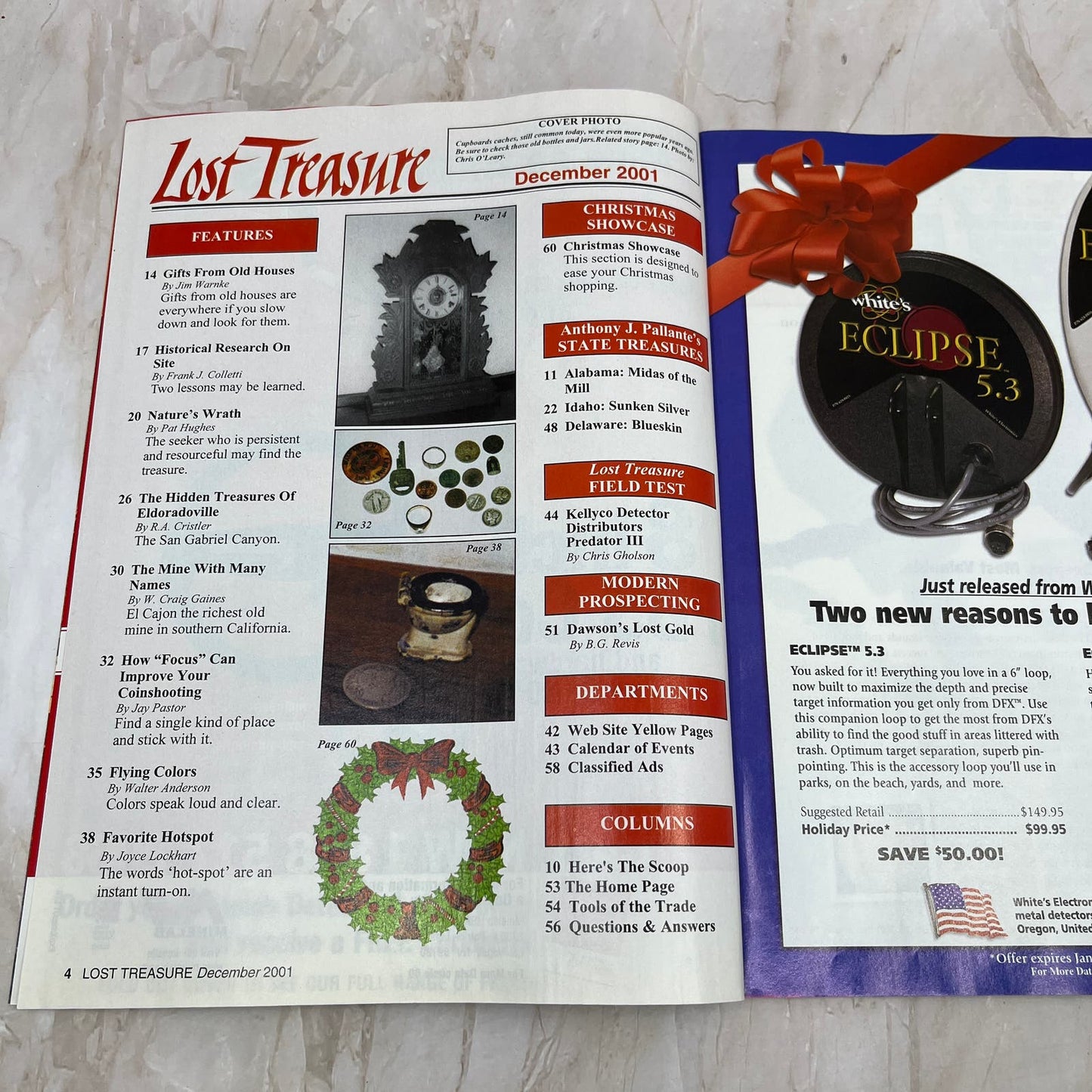 2001 Dec - Lost Treasure Magazine - Treasure Hunting Gold Prospecting M14