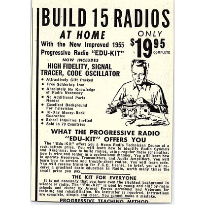 Cortina Academy Learn Spanish Phonograph Method NY 1955 Ad AF9-M2