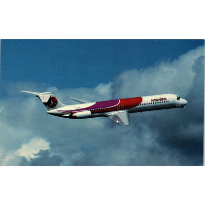 Hawaiian Air McDonnell Douglas DC-9-51 EI-CBI Vintage Postcard PC3