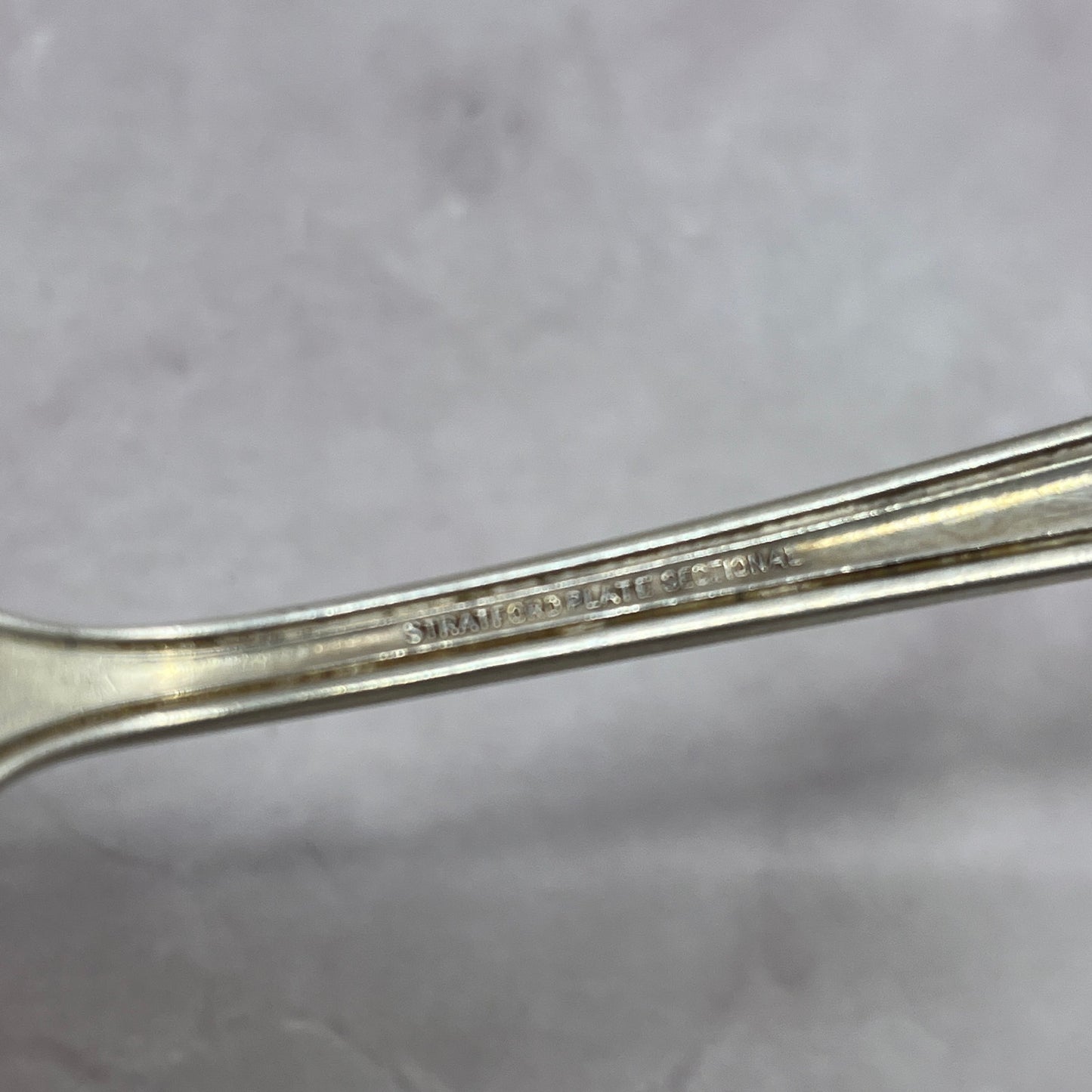 Stratford Plate Sectional Carmen Spoon 6" Vintage Silverplate TC5-OS-18