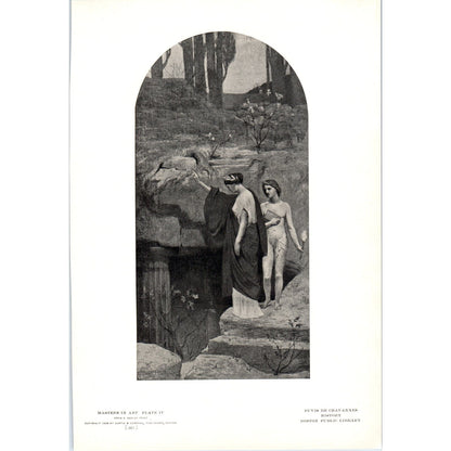 History - Puvis De Chavannes c1905 Art Print D14
