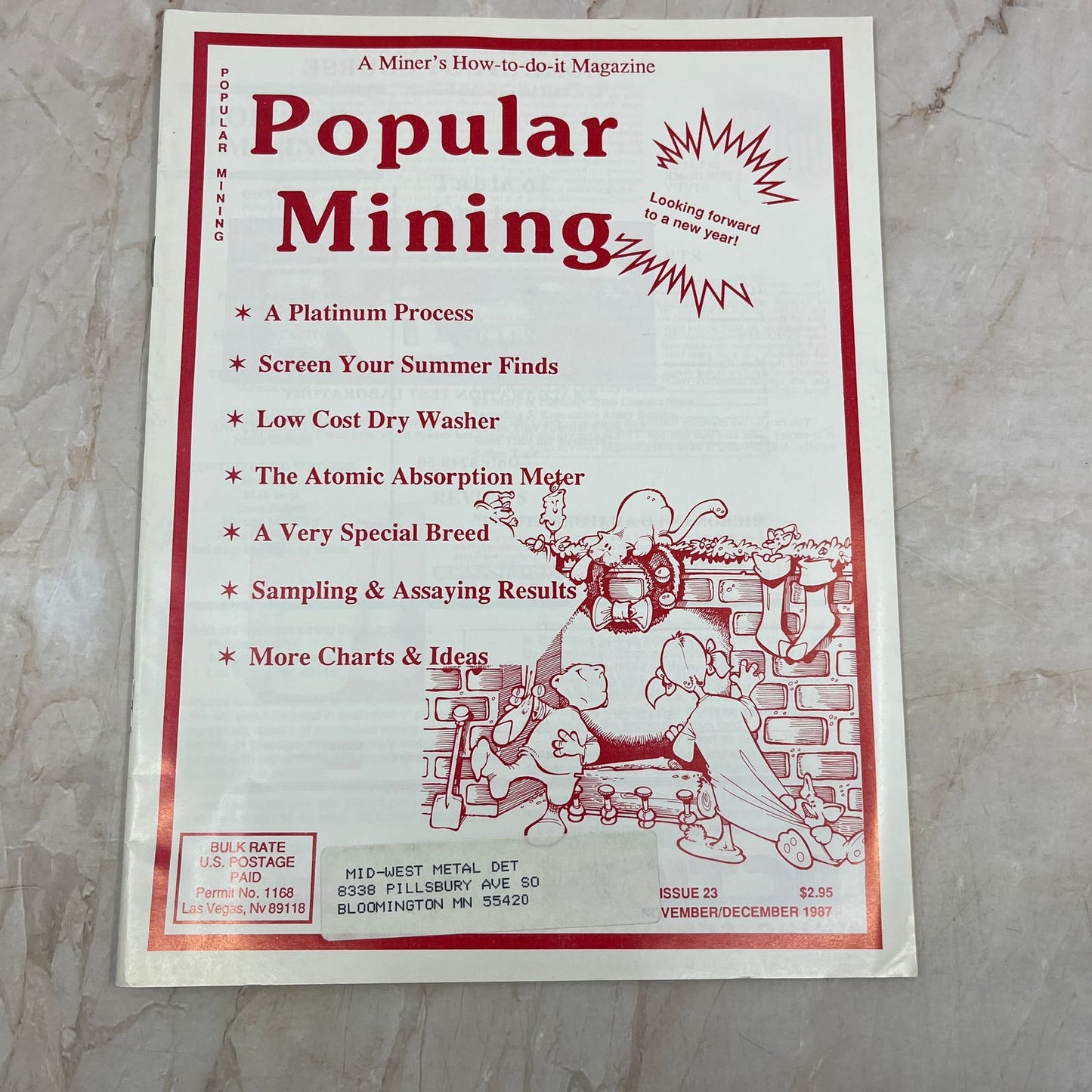 1987 Nov/Dec - Popular Mining Magazine - Treasure Hunting Gold Prospecting M19
