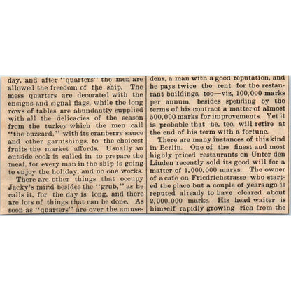 Webster's International Dictionary G&C Merriam 1898 Newspaper Clip AF7-E12