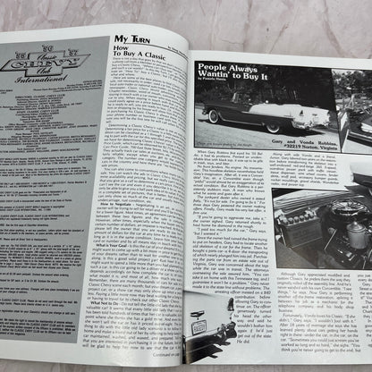 605 Power Steering Column Shift - '55, '56, '57 Classic Chevy World Aug 1985 M31