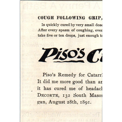 The Instantaneous Water Heating Co Chicago c1890 Victorian Ad AE8-CH5