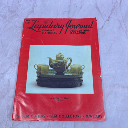 A Nephrite Jade Tea Set - Lapidary Journal Magazine - Nov 1981 M22