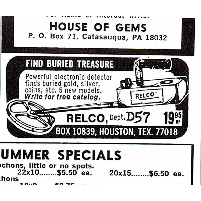 Deming Enterprises Rock Shop Deming New Mexico 1972 Ad AF8-M2