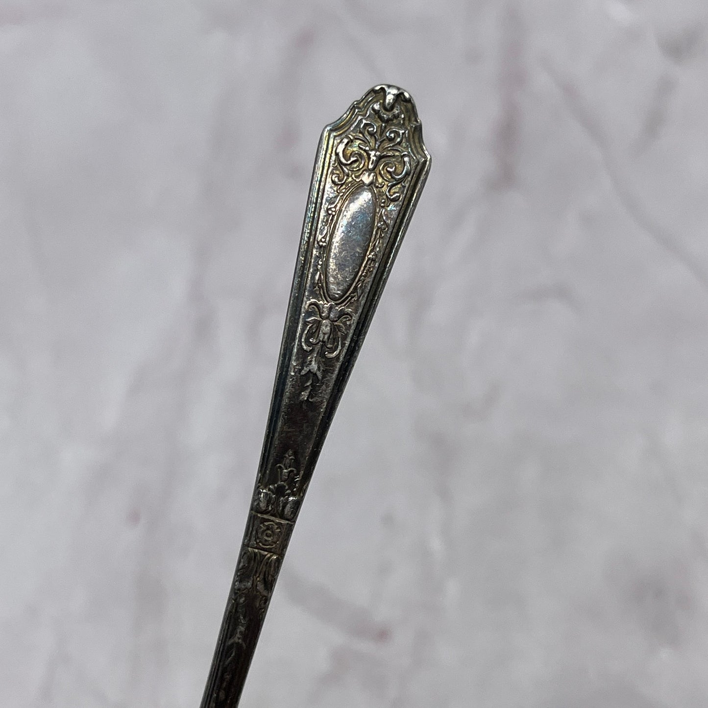 1835 R. Wallace 1925 Baby Spoon 4.5" Vintage Silverplate TC5-OS-4