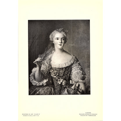 Madame Sophie of France - Nattier - 1902 Litho Art Print AF4-11