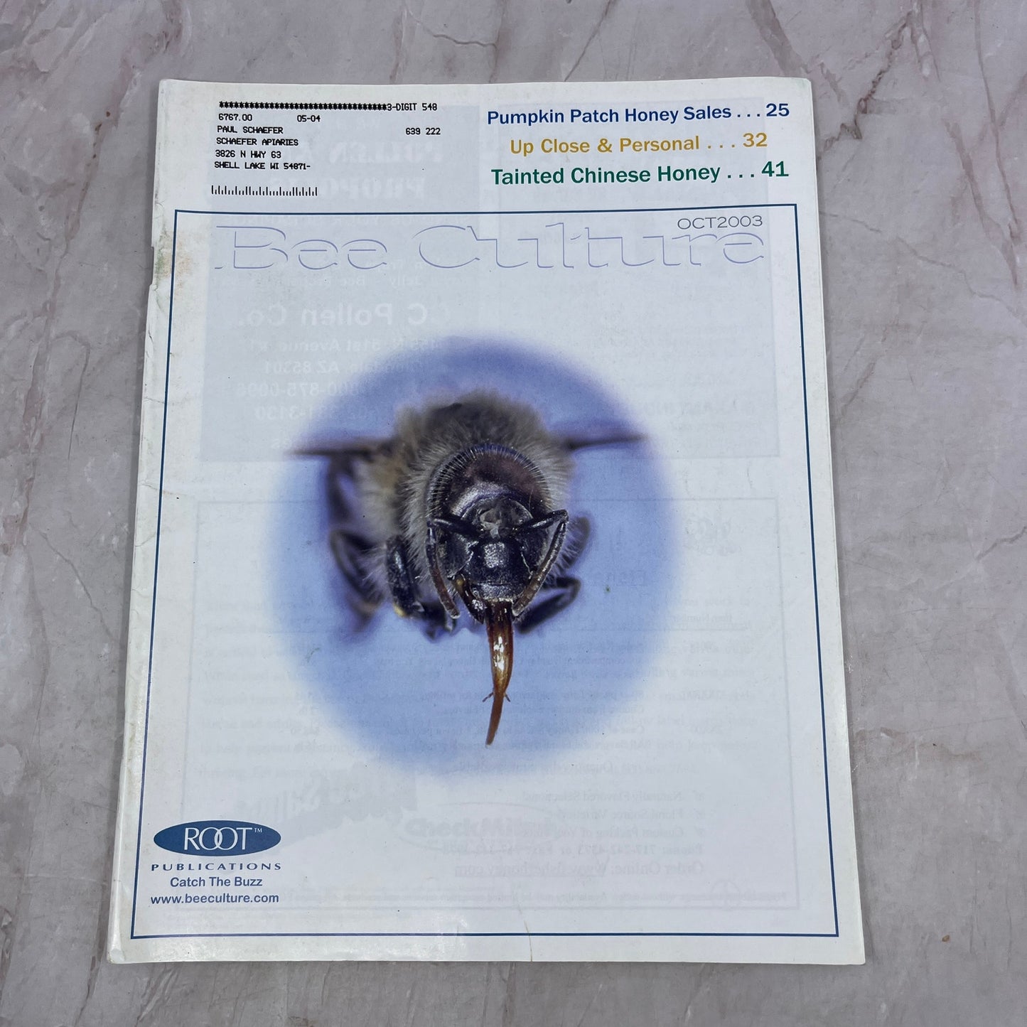 2003 Oct - Bee Culture Magazine - Bees Beekeeping Honey M32