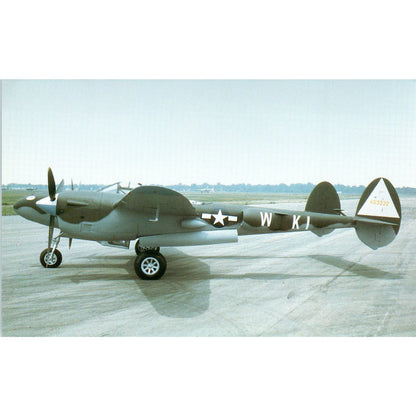 Lockheed P-38L Lightning Vintage Postcard PC19
