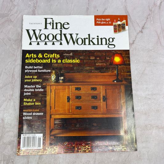 Art & Crafts Sideboard - Jun 2015 No 247 Taunton's Fine Woodworking Magazine M35
