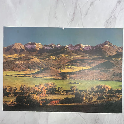 The San Juan Range and Mount Sneffels 10x14" Art Print V17