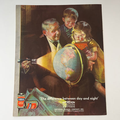 Eveready Flashlights & Batteries National Carbon Co Inc 1935 Ad V1-4