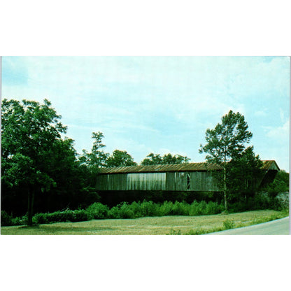 Brown County Ohio Scott Twp #5 Covered Bridge Postcard PB10