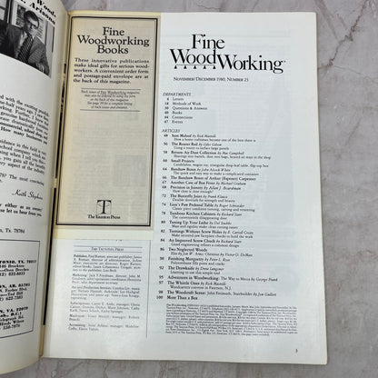Sam Maloof - Nov/Dec 1980 No 25 - Taunton's Fine Woodworking Magazine M33