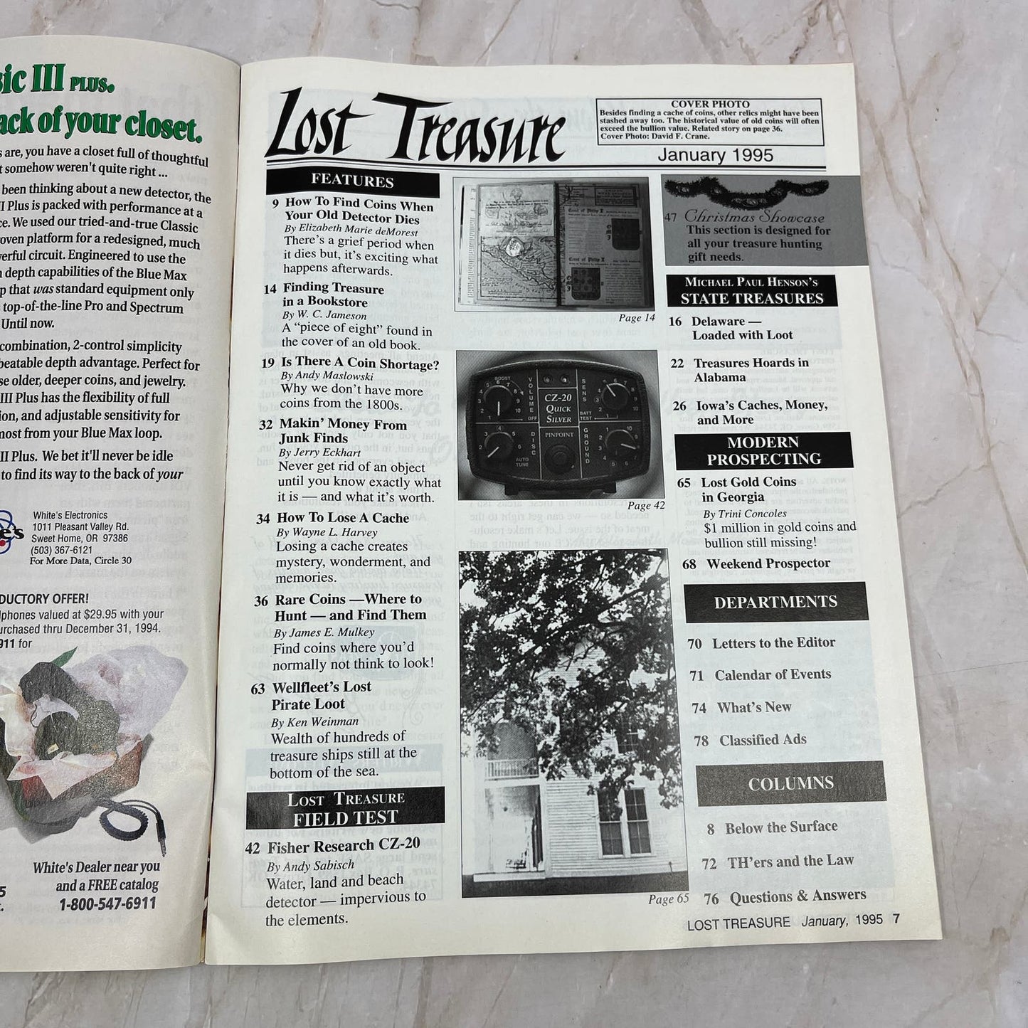 1995 Jan - Lost Treasure Magazine - Treasure Hunting Gold Prospecting M14