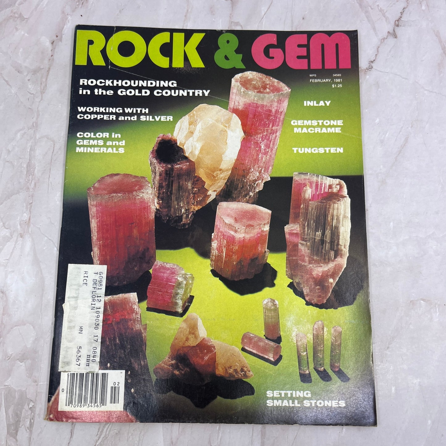 Rock Hunting in Gold Country Tungsten - Rock & Gem Magazine - Feb 1981 M24