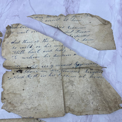 1846 Handwritten Song - Thomas Atkinson to Epsy M. Peavy Butler County AL AF9-3