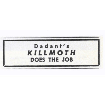 Dadant's Killmoth Bee Supplies Hamilton IL 1964 Magazine Ad AB6-S15