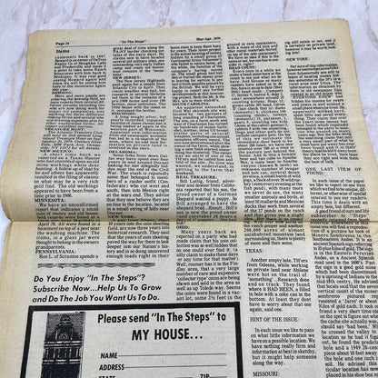 1979 April - In the Steps of the Treasure Hunter Newspaper - Mule Creek NM M11