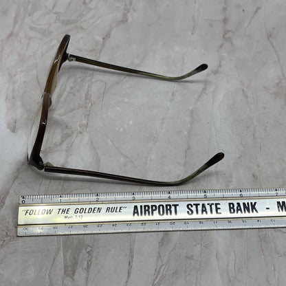 Vintage Brown Acrylic Aviator Sunglasses Eyeglasses Frames TG7-G2-4