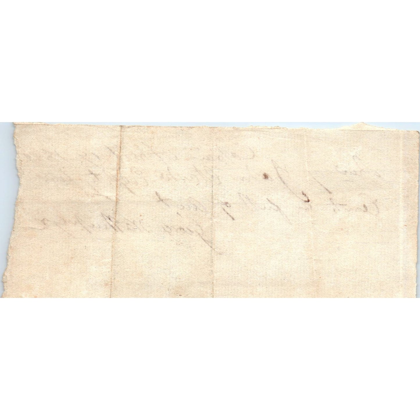 1822 Handwritten Receipt Colrain Massachusetts John Clark AE6-013