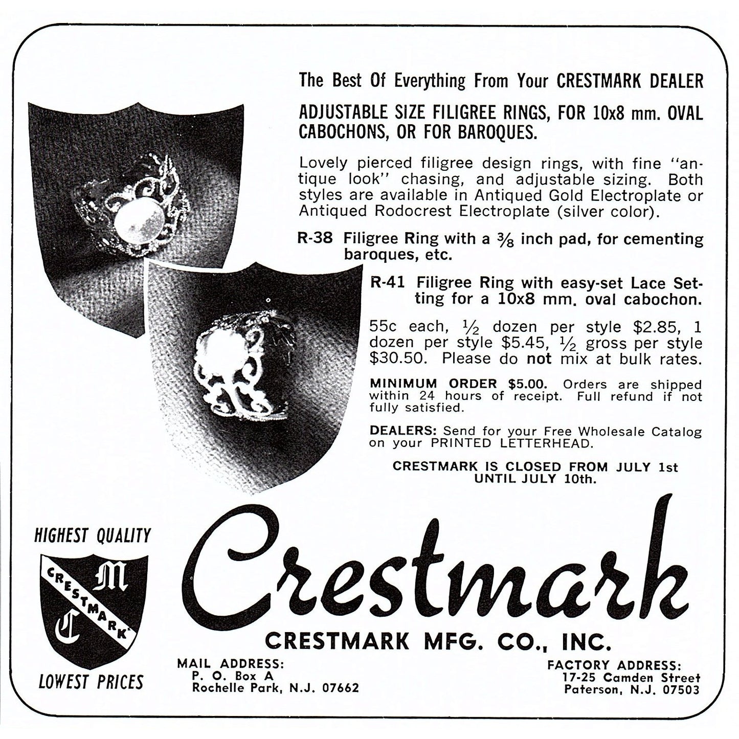 Michael Manufacturing Co Display Frames Elyria Ohio 1972 Ad AF8-H2