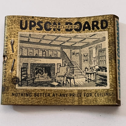 Wn. Prosser & So Lumber Fall River MA Upson Board Matchbook Cover TB8-MB2-10