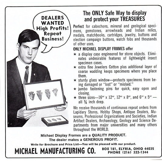 Michael Manufacturing Co Display Frames Elyria Ohio 1972 Ad AF8-H2