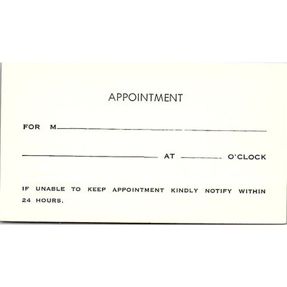 K.N. Kruse DDS Dentist Long Beach CA Vintage Business Card SE3-B15