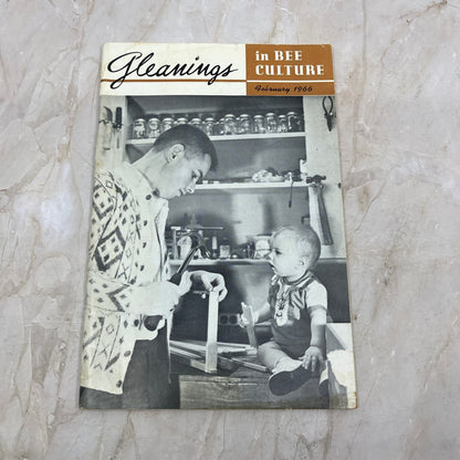 1966 Feb Gleanings in Bee Culture Magazine Bees Beekeeping Honey TD7