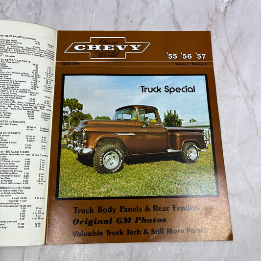 Truck Special - '55, '56, '57 Classic Chevy World Magazine - Jun 1979 M30