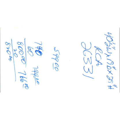 John J.D. Doiron Highland Superstores Houston TX Vintage Business Card SD8-B21