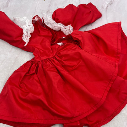 Samantha Pleasant Company American Girl Christmas Dress & Clara Doll