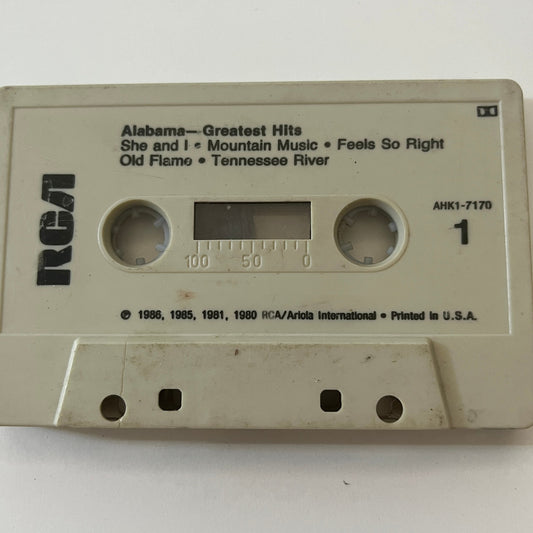 Alabama Greatest Hits Cassette Tape TB6-OT1