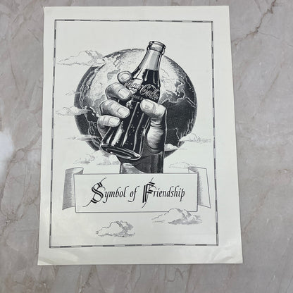 Coca-Cola Coke Symbol of Friendship 9x12 Vintage Magazine Advertisement FL6-6