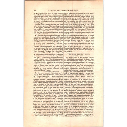 The Catskills by T. Addison Richards - 7 Pages 1854 Article I19
