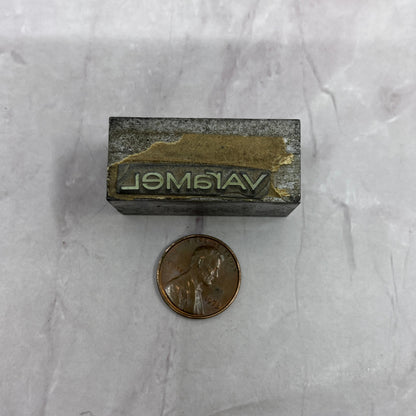 Varamel - Vintage Letterpress Printers Block Plate SB7