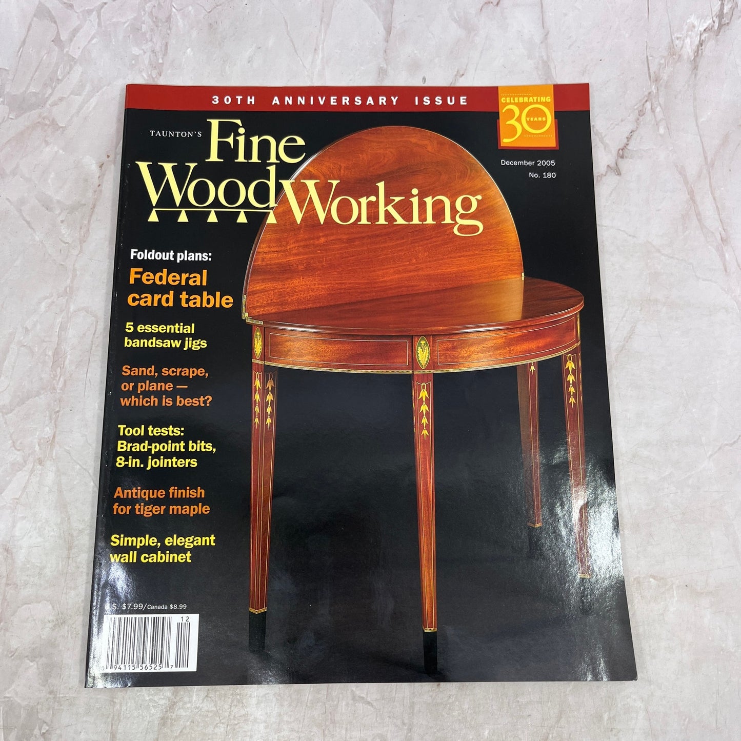 Federal Card Table - Dec 2005 No 180 - Taunton's Fine Woodworking Magazine M34