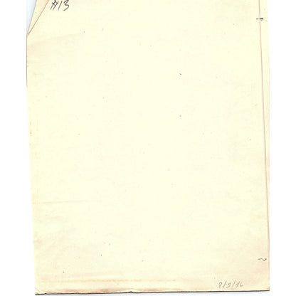 1940s Original Sketch Portrait of a Young Woman Winifred Schutsky D26-13