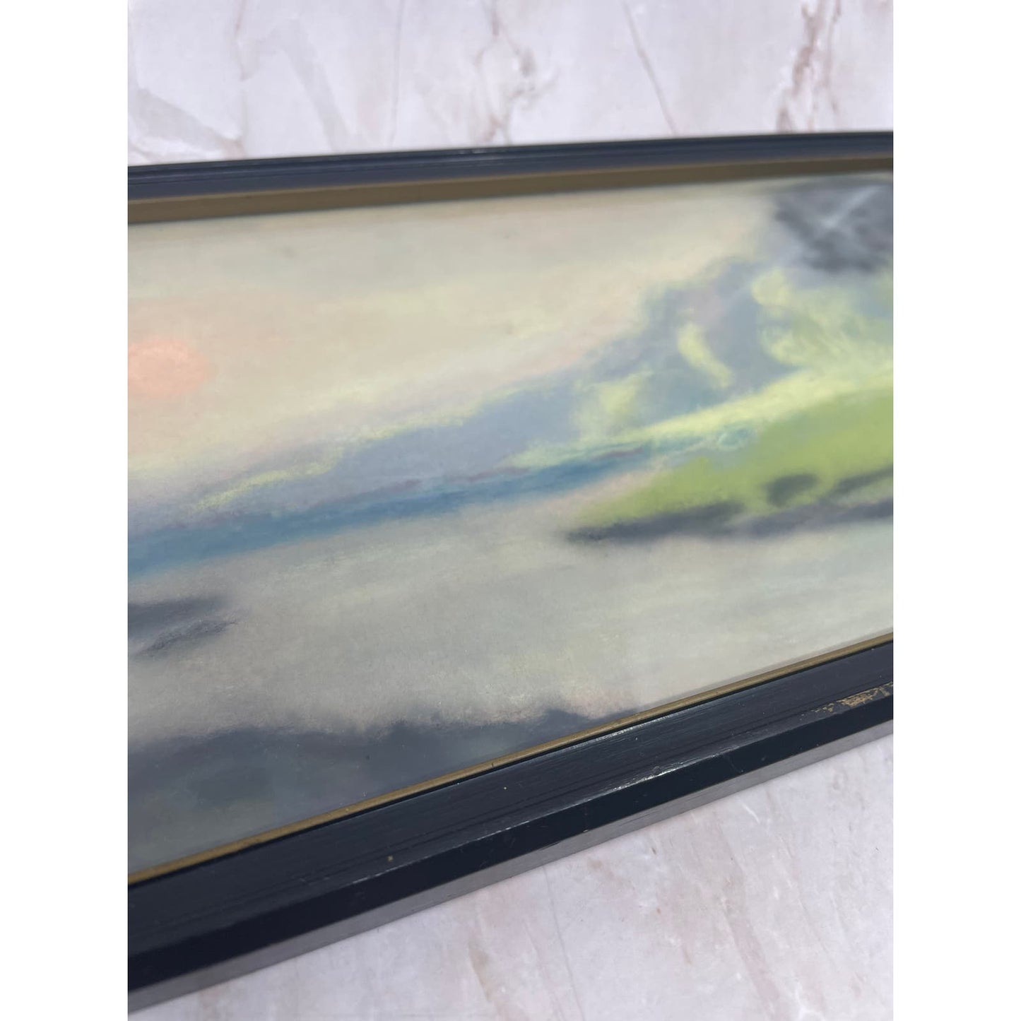 Antique Vintage Framed Original Painting Hand Painted Wall Art