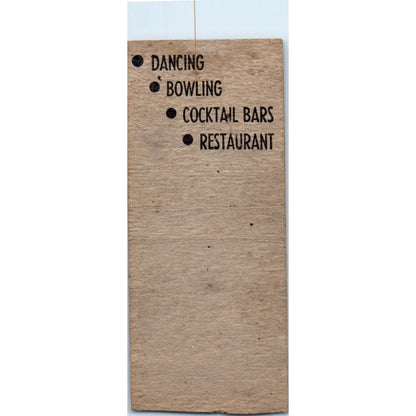 FAC Flint Athletic Club Vintage Matchbook Cover SF4-Y8