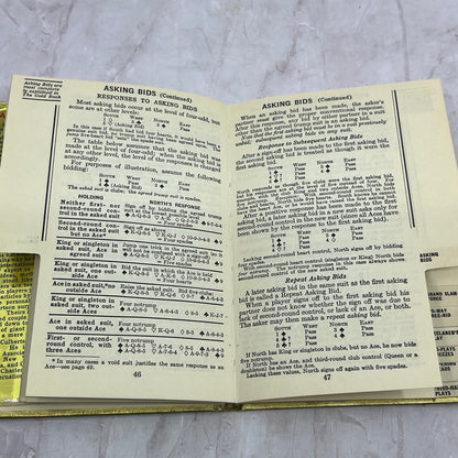 1936 Culbertson's Summary Contract Bridge At A Glance New Official HC/DJ TA9-E1