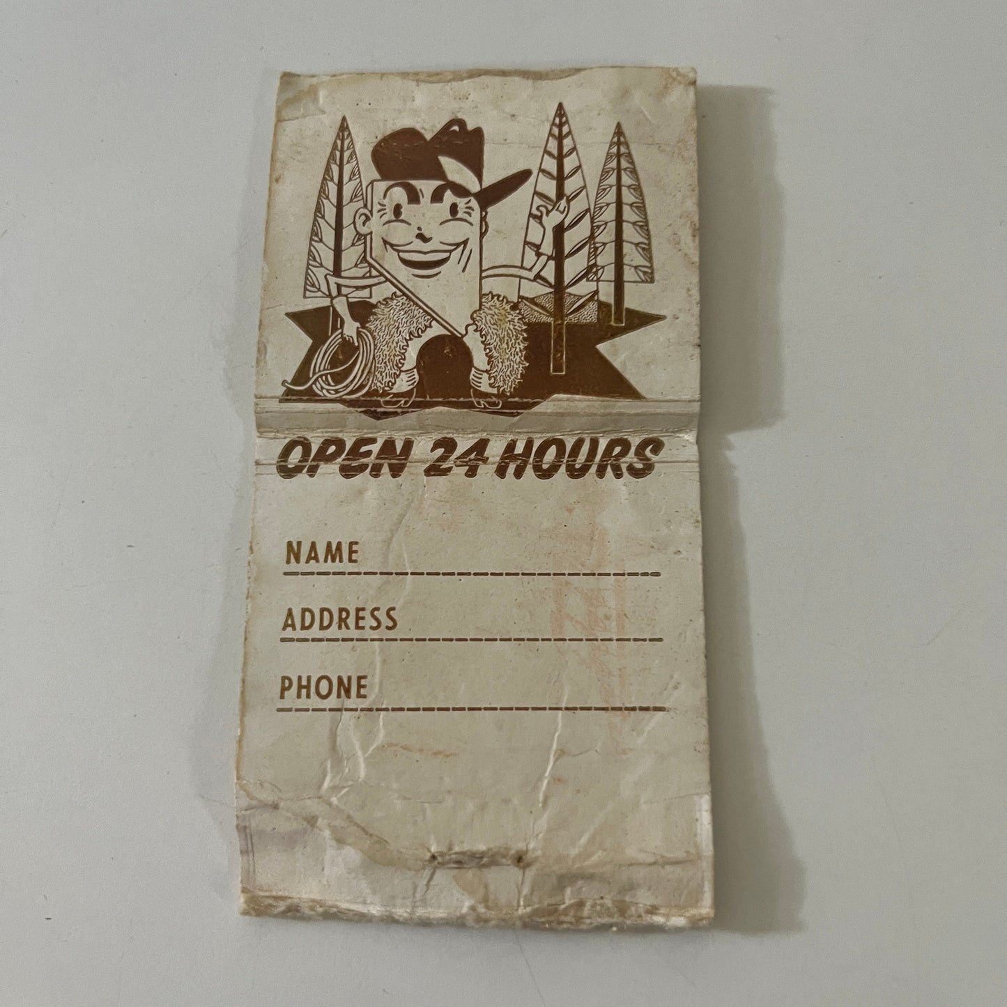 Nevada Lodge Lake Tahoe, Nevada Club Reno c1940 Matchbook Cover MM15-2