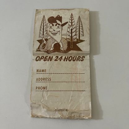 Nevada Lodge Lake Tahoe, Nevada Club Reno c1940 Matchbook Cover MM15-2