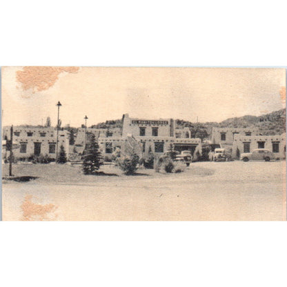 El Manitou Lodge Manitou Springs CO Pikes Peak Vintage Business Card AF7-E3